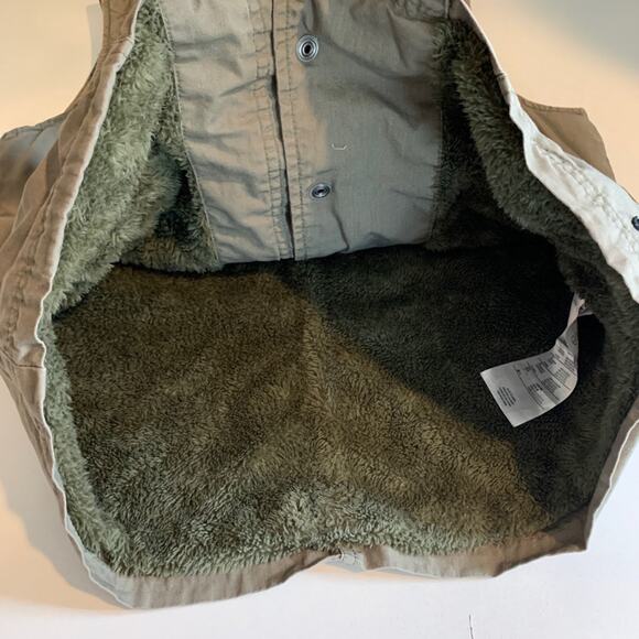 Volcom Vest Womens XS Extra Small Ivy Pile Lined Detachable Hood Snap Buttons - Picture 10 of 16